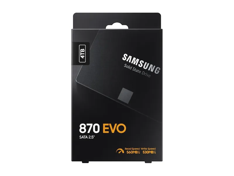 דיסק פנימי SAMSUNG EVO 870 4TB SSD SATA III 2.5 inch