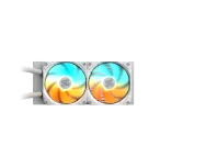 קירור נוזלי כפול Gigabyte Gaming 240 ICE 2XARGB 120MM Fan White