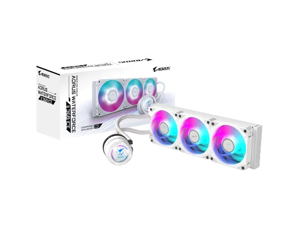 קירור לבן Gigabyte AORUS WATERFORCE II 360 ICE AIO ARGB REV2