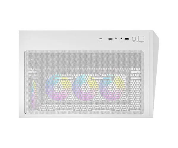 מארז לבן Antec C5 RGB Mid-Tower ATX 7x ARGB FANS Incl Type-C