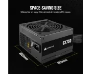 ספק CORASIR CX750 Non modular750W 80 Plus Bronz PSU