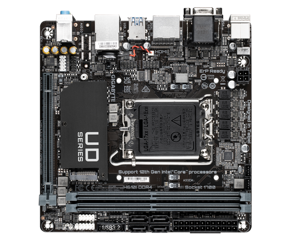 לוח אם Gigabyte H610i DDR4 Mini-ITX LGA1700 VGA HDMI 2XDP