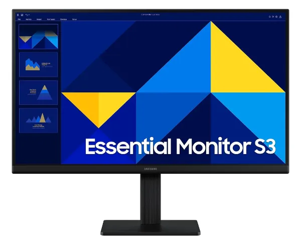 מסך SAMSUNG S24D300GAM 24 FHD IPS 5MS 100Hz HDMI VGA BLACK