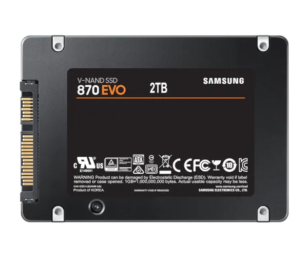 דיסק פנימי Samsung SSD 870 EVO 2TB SATA III 2.5
