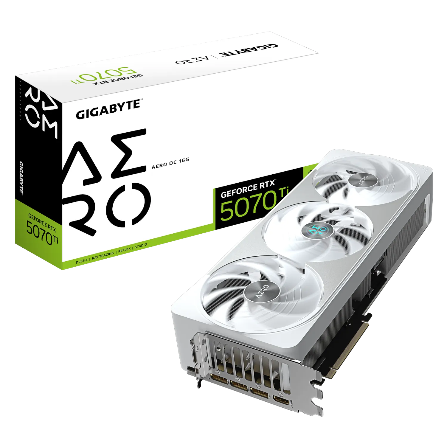 כרטיס מסך GIGABYTE GeForce RTX 5070 Ti AERO OC 16G