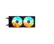 קירור נוזלי כפול Gigabyte Gaming 240 2XARGB 120MM Fan Black