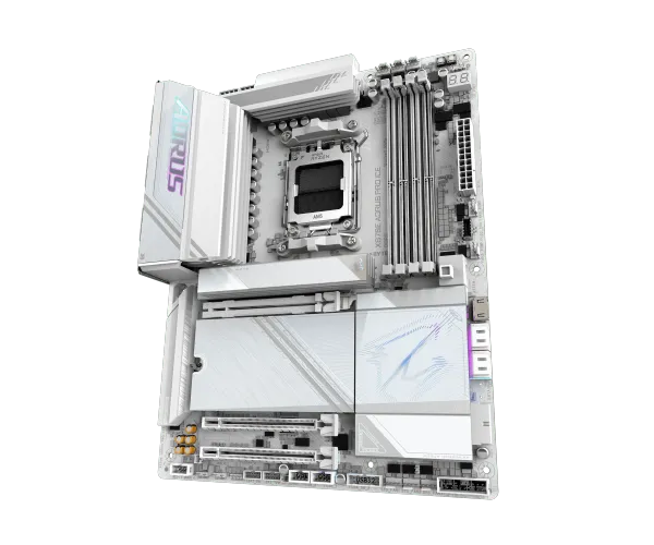 לוח אם GIGABYTE X870E AORUS PRO ICE ATX DDR5 WIFI7 AM5 2.5GBE LAN