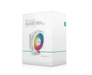 קירור אוויר למעבד DeepCool AG400 White 220W TDP 150mm RGB