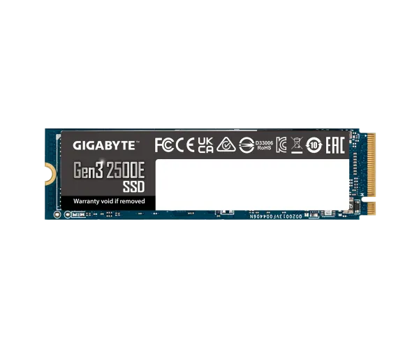 דיסק פנימי GIGABYTE Gen3 2500E SSD NVME 1TB