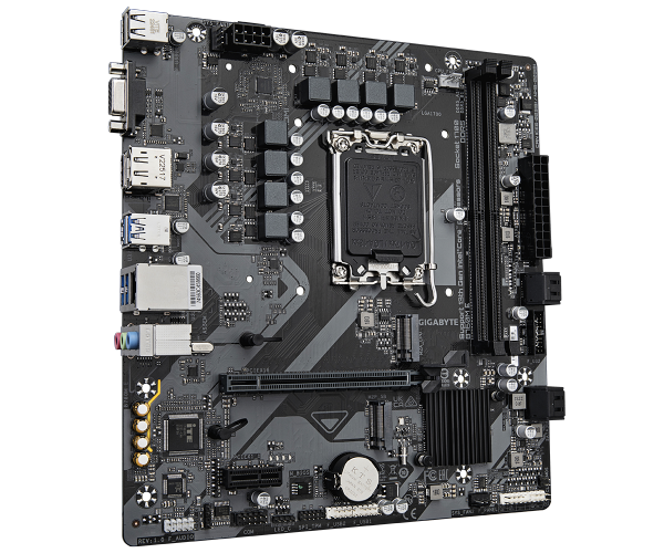 לוח אם אינטל GIGABYTE B760M E DDR5 DP HDMI VGA 1GbE lan LGA1700