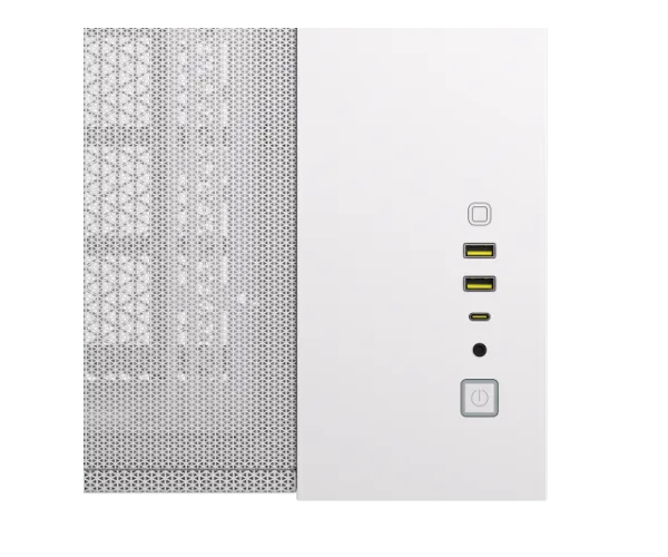 מארז Corsair 2500D AIRFLOW Mini-Tower mATX White NO FANS