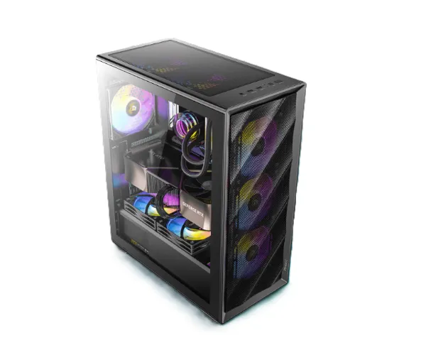 מארז Antec AX85 ARGB Mid-Tower Gaming Case 4XARGB 12mm Fan ATX