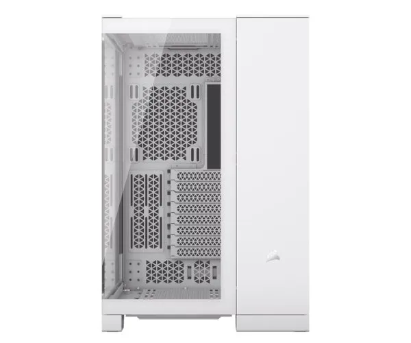 מארז Corsair 6500X Mid-Tower E-ATX Tempered Glass Case White