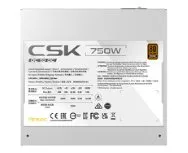 ספק כוח לבן ANTEC CSK 750DC Non-Modular 750W 80 PLUS Bronze 120MM