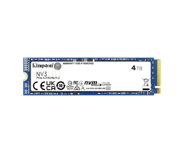 דיסק פנימי Kingston NV3 4TB NVME GEN 4.0 M.2 2280 6000/5000Mb/s