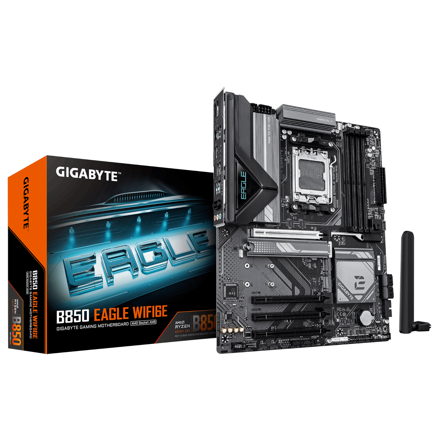 לוח אם GIGABYTE B850 EAGLE WIFI6E DDR5 AM5 BT 2.5GBE LAN