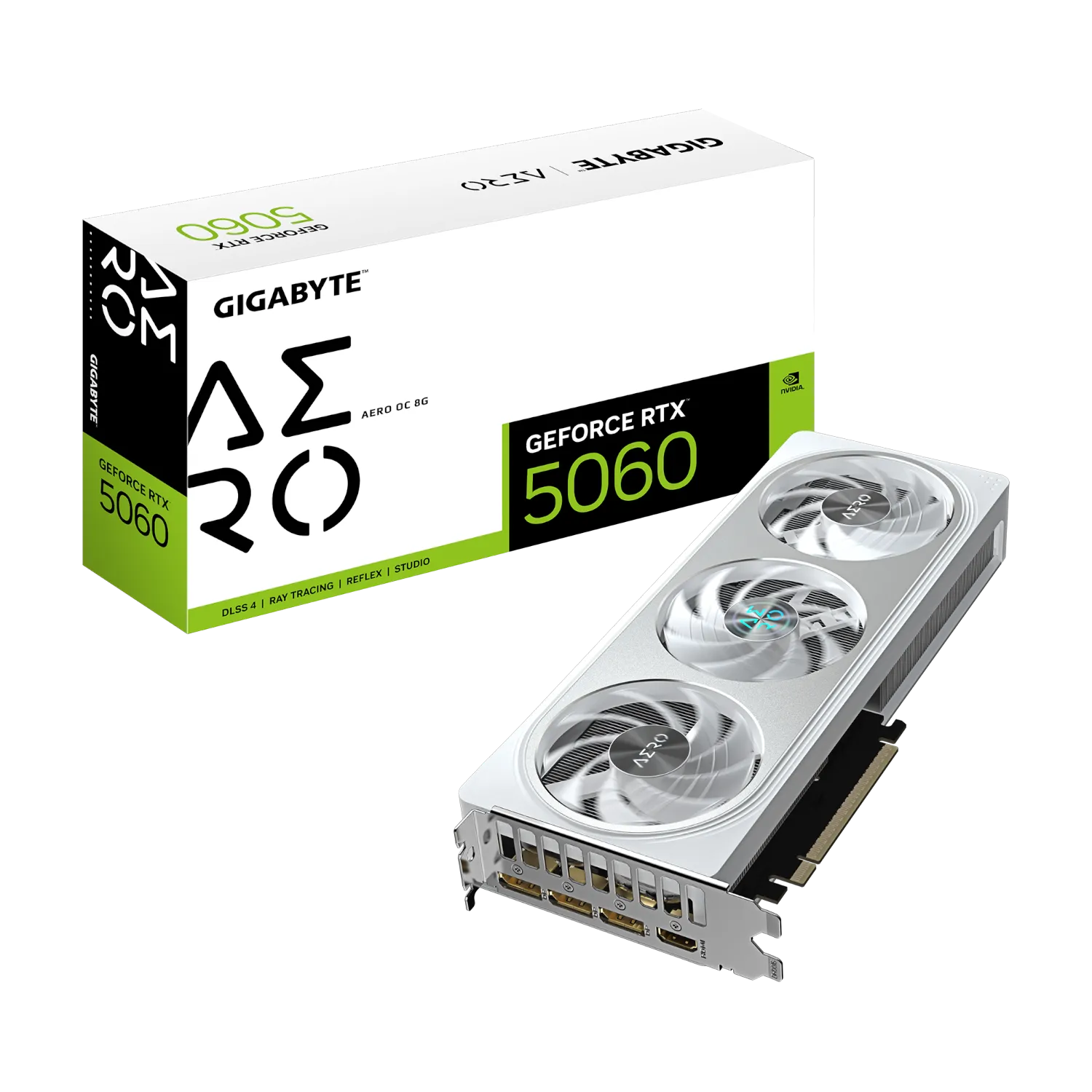 כרטיס מסך Gigabyte GeForce RTX 5060 AERO OC 8GB