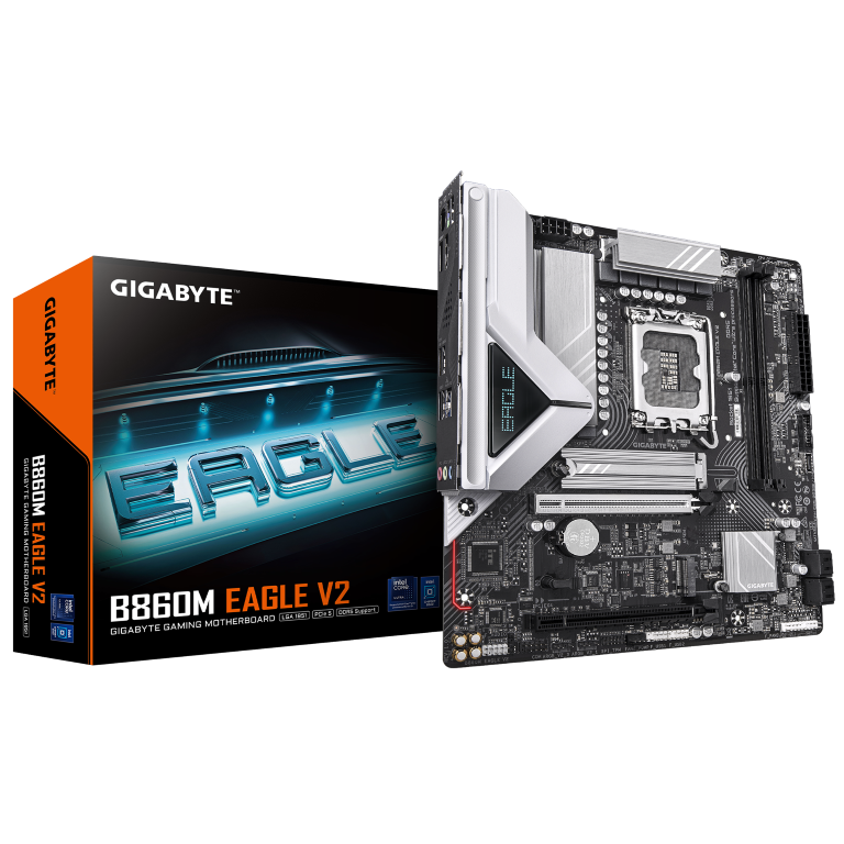 לוח לאינטל דור 15 Gigabyte B860M EAGLE Micro-ATX DDR5