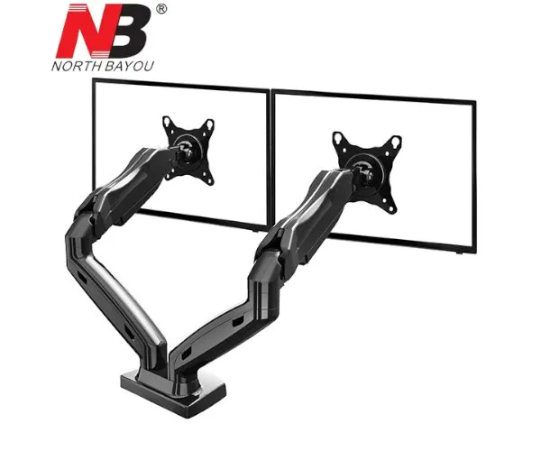זרוע דו מפרקית לשני מסכי מחשב NB North Bayou up to 27s