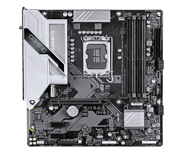 לוח אם GIGABYTE B760M GAMING PLUS WIFI DDR4 mATX LGA 1700 1GbE