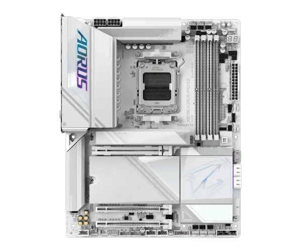 לוח אם GIGABYTE X870E AORUS PRO ICE ATX DDR5 WIFI7 AM5 2.5GBE LAN