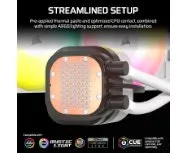 קירור נוזלי לבן Corsair iCUE NAUTILUS 360 RS White 360mm AIO