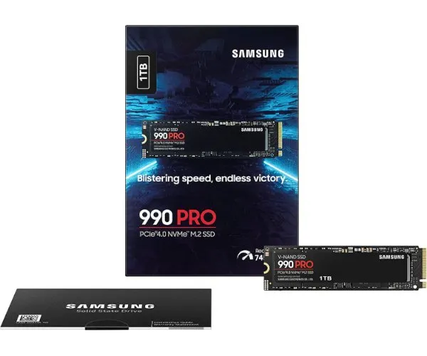 דיסק פנימי Samsung 990 PRO 1TB GEN4 up to 7450 read 6900 Write