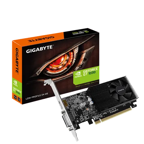 כרטיס מסך Gigabyte GT 1030 2GB DDR4 DVI HDMI Low Profile