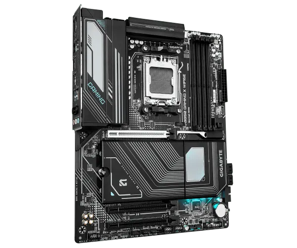 לוח אם GIGABYTE B850 GAMING X WIFI6E ATX DDR5 AM5 BT 2.5 GBE LAN
