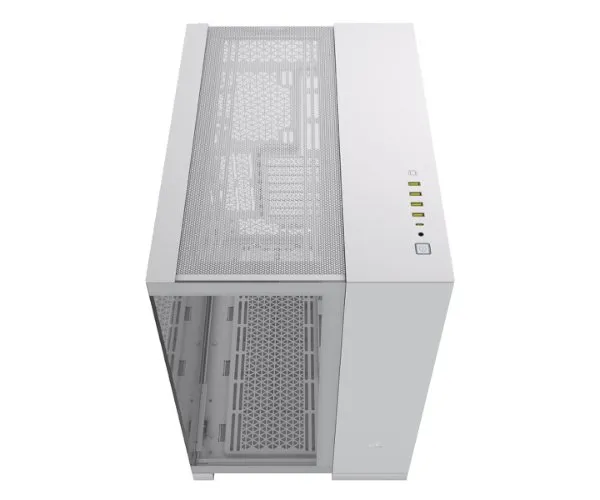 מארז Corsair 6500X Mid-Tower E-ATX Tempered Glass Case White