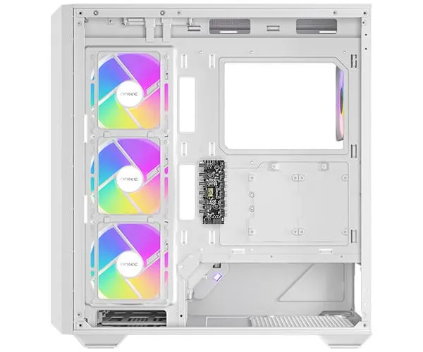 מארז לבן Antec C3 ARGB Mid-Tower ATX 4x ARGB FANS Incl Type-C