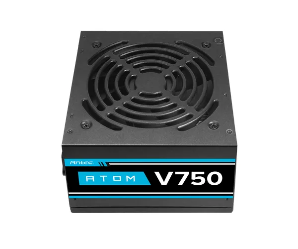 ספק כוח ANTEC ATOM V750 Active PFC 120MM silent fan non-mudular
