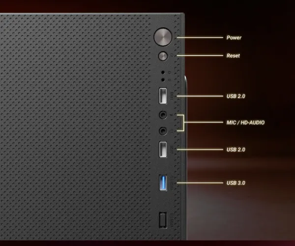 מארז ללא ספק Antec VX10M Mini Tower Micro-ATX Mini-ATX Case