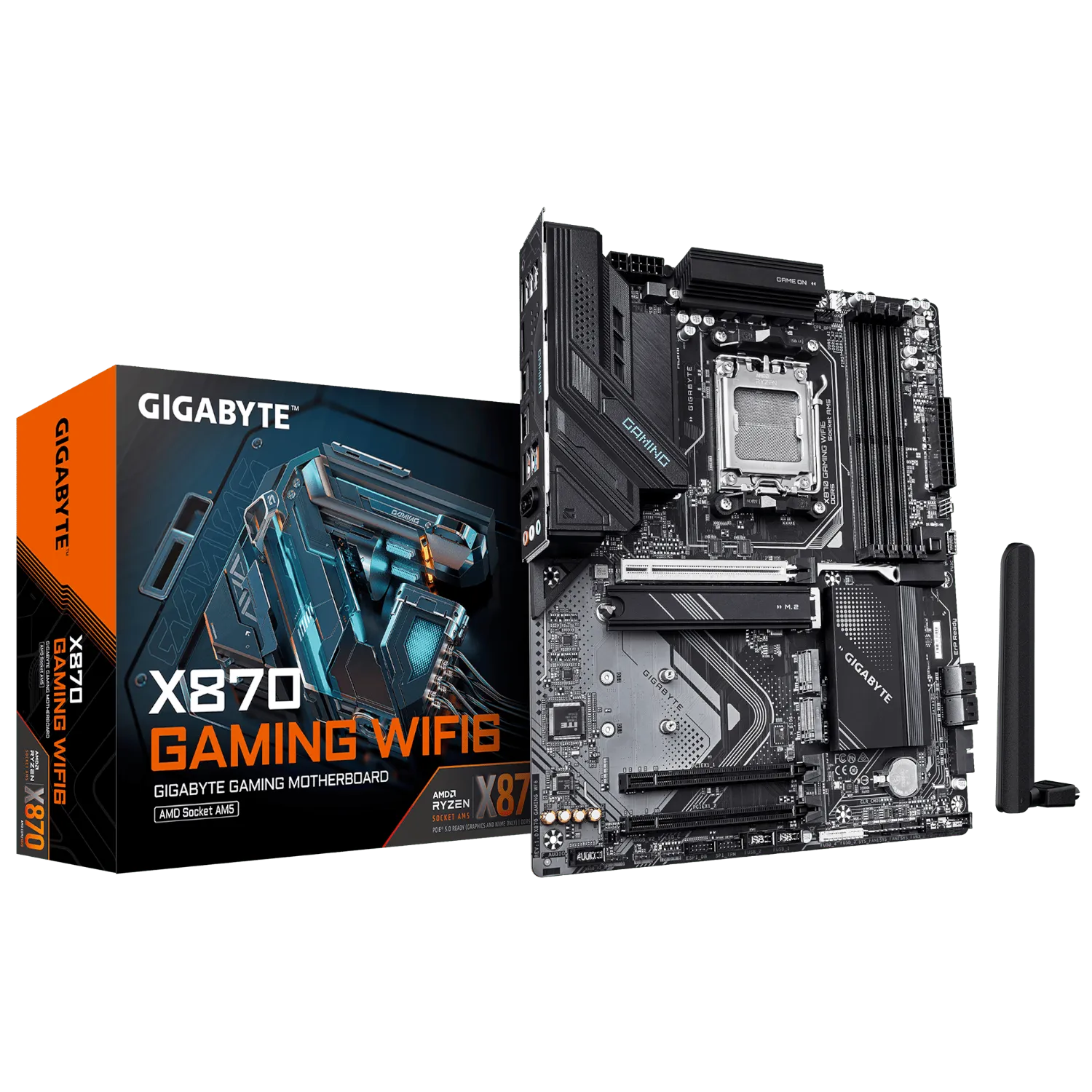 לוח אם GIGABYTE X870 GAMING WIFI6 ATX DDR5 AM5 BT 2.5GB LAN