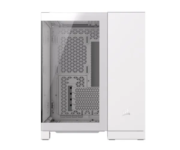 מארז Corsair 2500X Mini-Tower mATX Tempered Glass NO FANS White