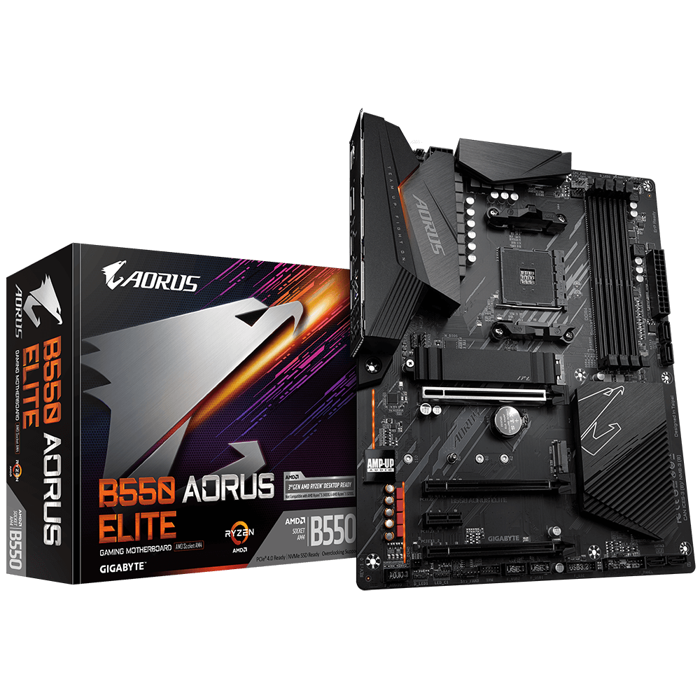 לוח אם למעבדי Gigabyte B550 AORUS ELITE V2 rev 1.5 AMD AM4