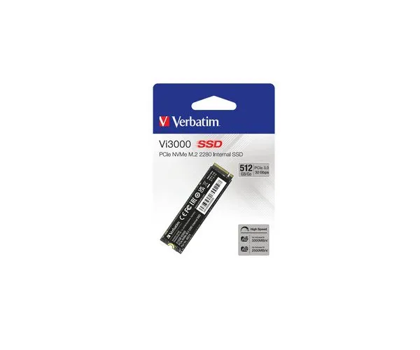 דיסק פנימי NVME gen3 NGFF 2280 Verbateem VI3000 512GB
