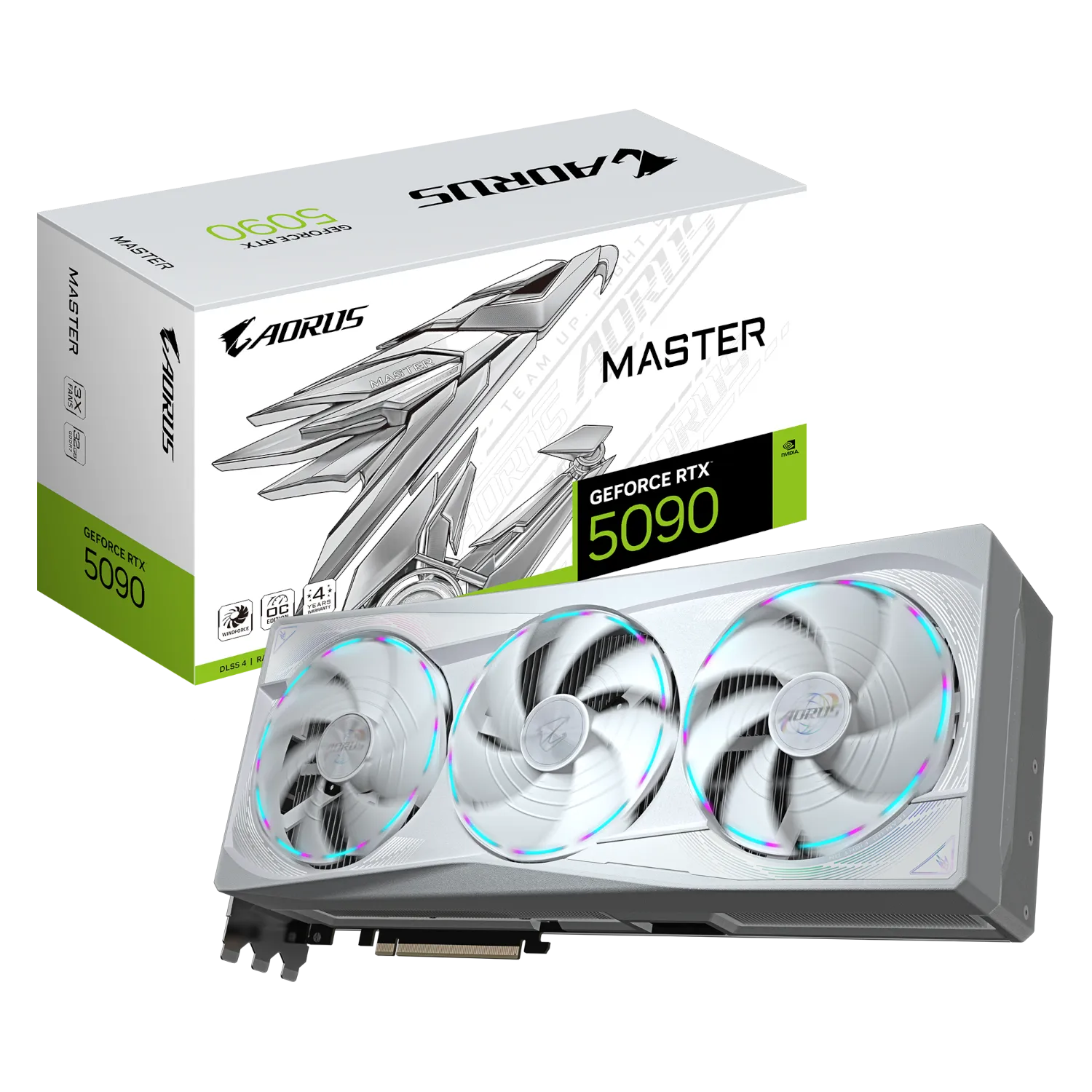 כרטיס מסך AORUS GeForce RTX 5090 MASTER ICE 32G