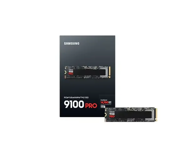 דיסק פנימי Samsung 9100 PRO 1TB Gen5 M.2 NVME 2.0 14700/13300 RW