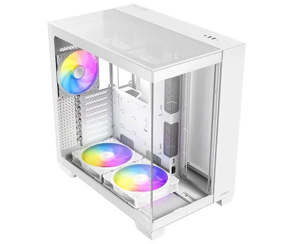 מארז לבן Antec C8 ARGB E-ATX Mid-Tower 3X ARGB FANS Incl White