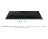 מסך SAMSUNG S24D408GAM IPS FHD 100hz Speakers DP 2XHDMI USB HUB