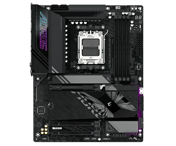 לוח אם GIGABYTE X870E AORUS ELITE WIFI7 ATX DDR5 AM5 BT 2.5GBE LA