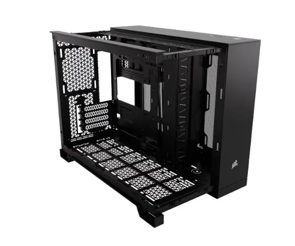 מארז Corsair 2500D AIRFLOW Mini-Tower mATX NO FANS Black