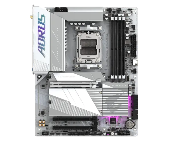 לוח אם Gigabyte B650E A ELITE X AX ICE ATX AM5 DDR5 WIFI BT White