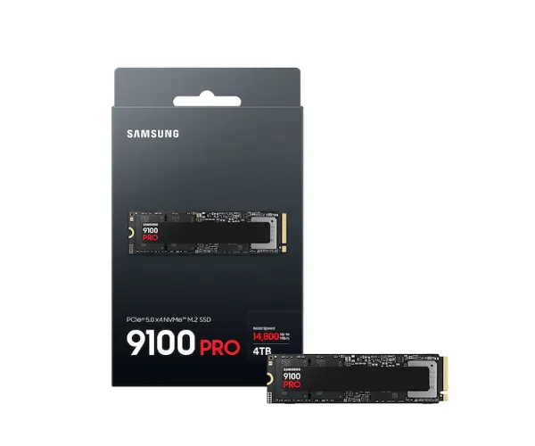 דיסק פנימי Samsung 9100 PRO 4TB Gen5 M.2 NVME 2.0 14800/13400 RW