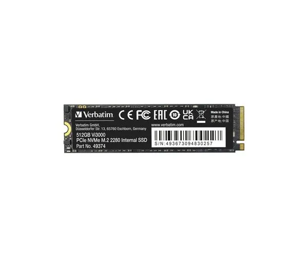 דיסק פנימי NVME gen3 NGFF 2280 Verbateem VI3000 512GB