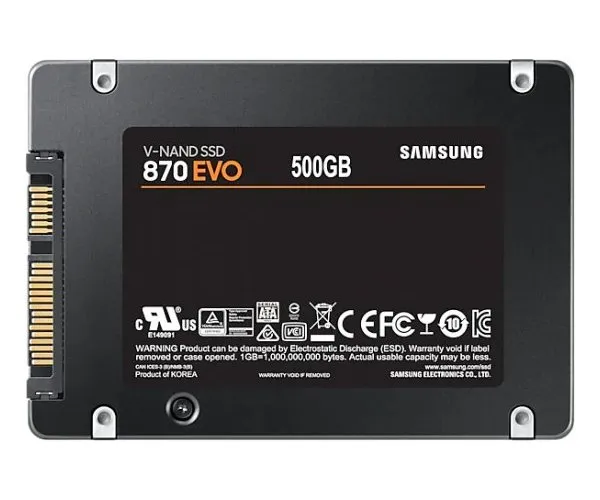 דיסק SAMSUNG EVO870 500GB 2.5 SSD SATA III