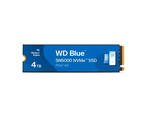 דיסק פנימי WD Blue SN5000 NVMe SSD 4TB PCIe Gen4X4 2280