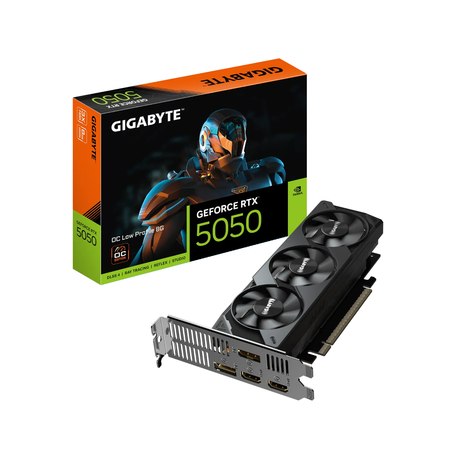 כרטיס מסך Gigabyte GeForce RTX 5050 8GB OC Low profile