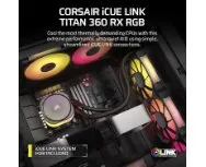 קירור נוזלי Corsair iCUE TITAN 360 RX RGB Black 360mm AIO